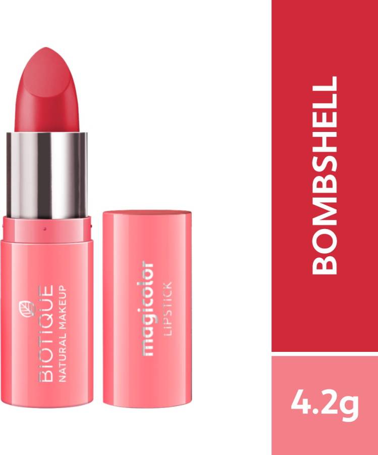 BIOTIQUE Magicolor Lipstick, Barely There Price in India