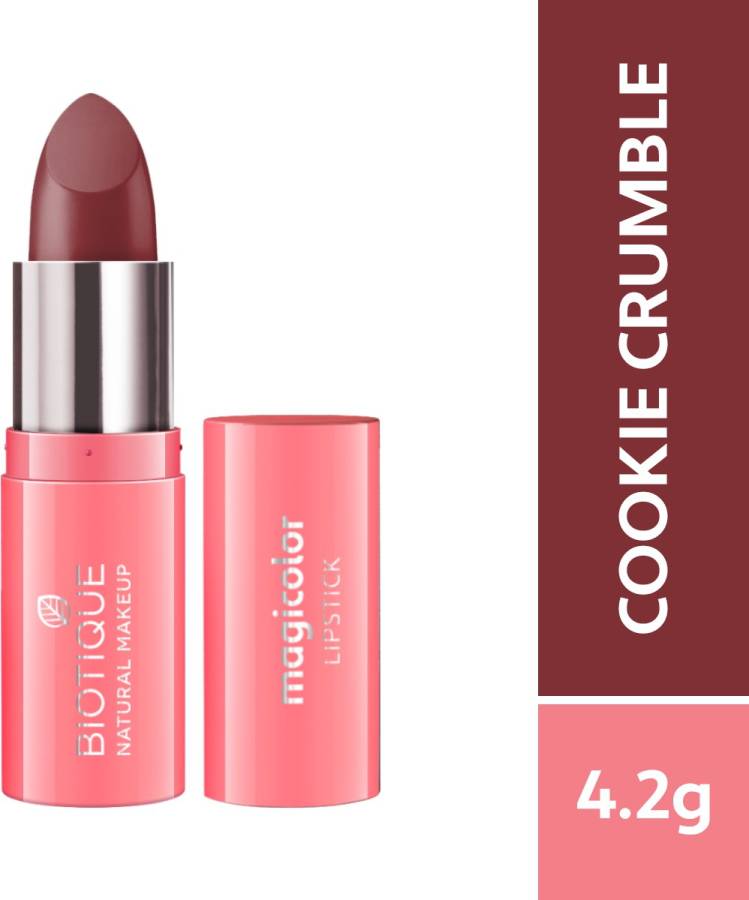 BIOTIQUE Magicolor Lipstick, Cookie Crumble Price in India