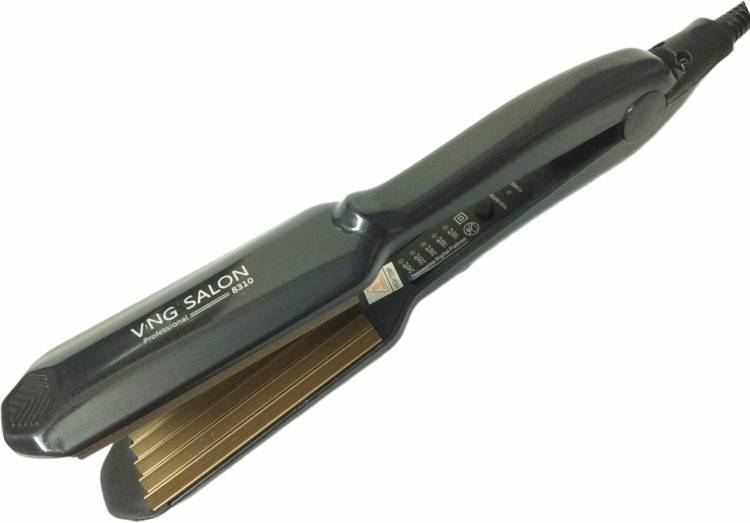 VNG SALOON 65 WATTS INSTANT HEAT CRIMPING IRON INCORPORATING IONIC & OZONIC TECHNOLOGY(Black) Hair Styler Price in India