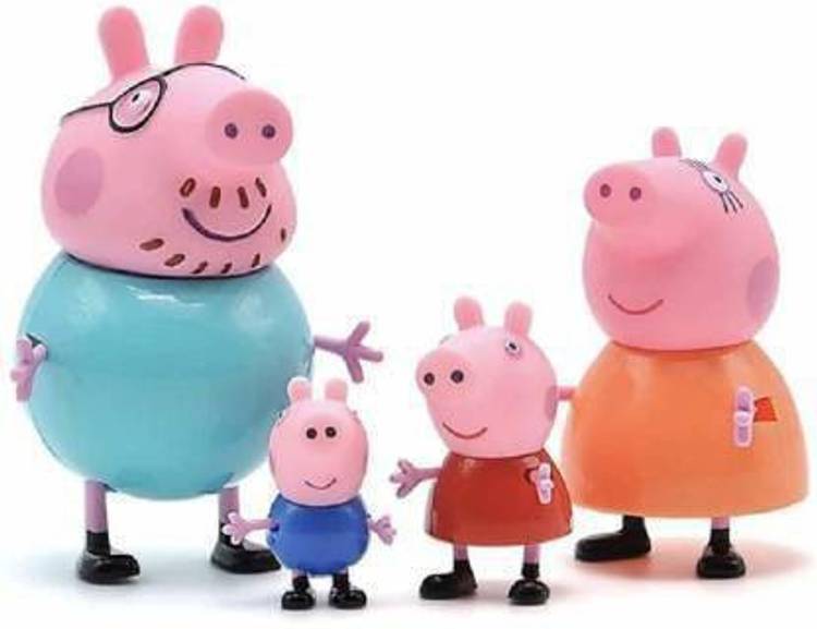 kittucollection Peppa Pig Family Toy Set (Multicolor)