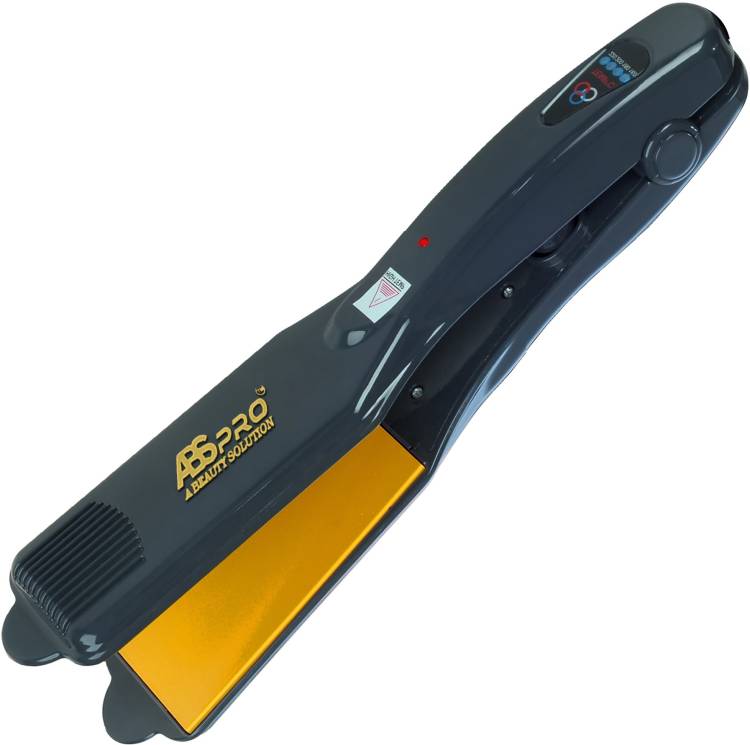 Abs Pro Professional Feel Hair Straightener With 4 X Protection Coating Gold Women's Straightening Machine for Hair Saloon 4 X Protection Gold Coating Electric Hair Styler Corded Electric Hair Styler Hair Straightener Hair Curler Hair Styler Price in India
