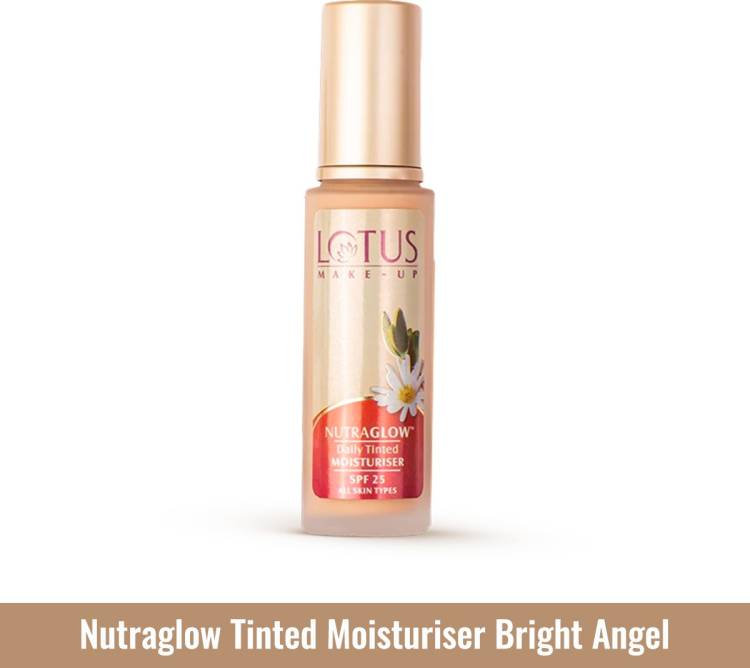 LOTUS Nutraglow Daily Tinted Moisturiser SPF 25 - Bright Angel T1 Price in India
