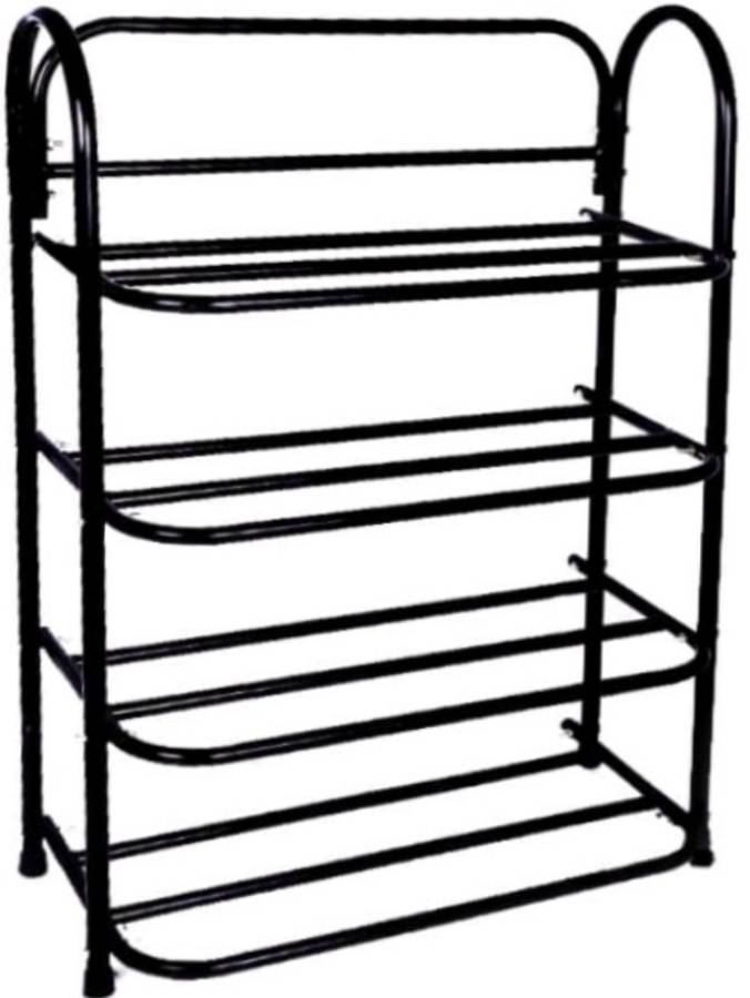 EuroQon Heavy Duty 4 Tiers Metal Shoe Stand