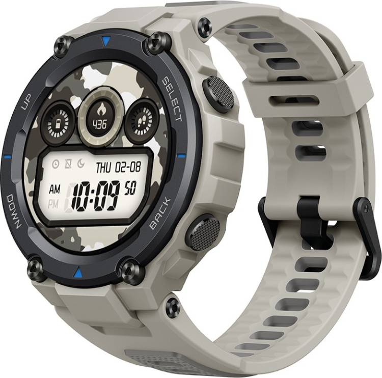 Amazfit T rex Pro 1.3 HD AMOLED with advanced GPS and 10 ATM water resistance Smartwatch Price in India