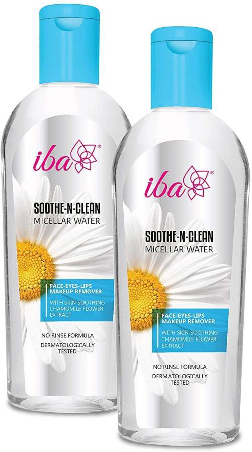 Iba Soothe-n-Clean Micellar Water with Soothing Chamomile Extract, Paraben Free Makeup Remover Price in India
