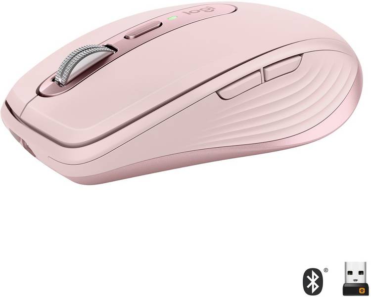 Logitech MX Anywhere 3 / Magnetic Scrolling, Ergonomic, 4000DPI Sensor, Custom Buttons Wireless Laser Mouse