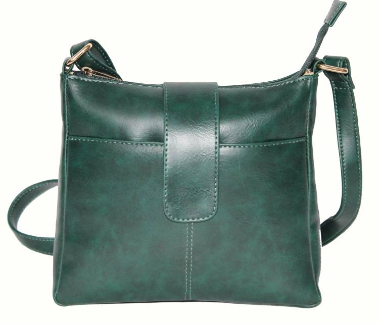 Green Women Sling Bag - Regular Size Price in India