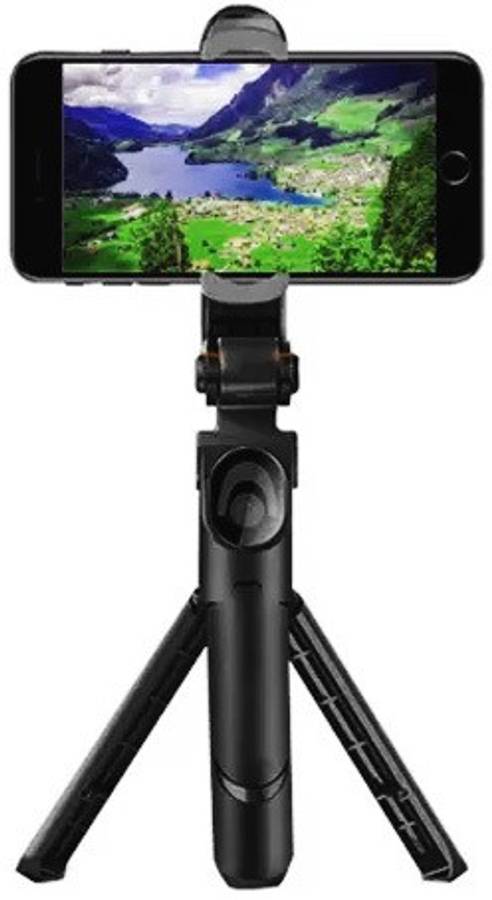RichHood Best Quality 3 in1 Selfie Stick multi-function Wireless Bluetooth XT-01 , XT-02 Selfie Stick with Remote Shutter 360 Rotate Extendable Handheld Foldable Mini Tripod Stand Foldable, selfie stick, tripod, bluetooth shutter for Smartphones Professi