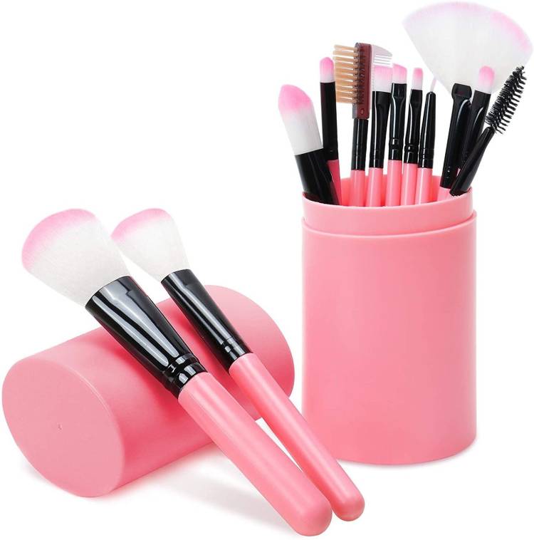 SKINPLUS Makeup Brush Sets - 12 Pcs Makeup Brushes for Foundation Eyeshadow Eyebrow Eyeliner Blush Powder Concealer Contour Price in India