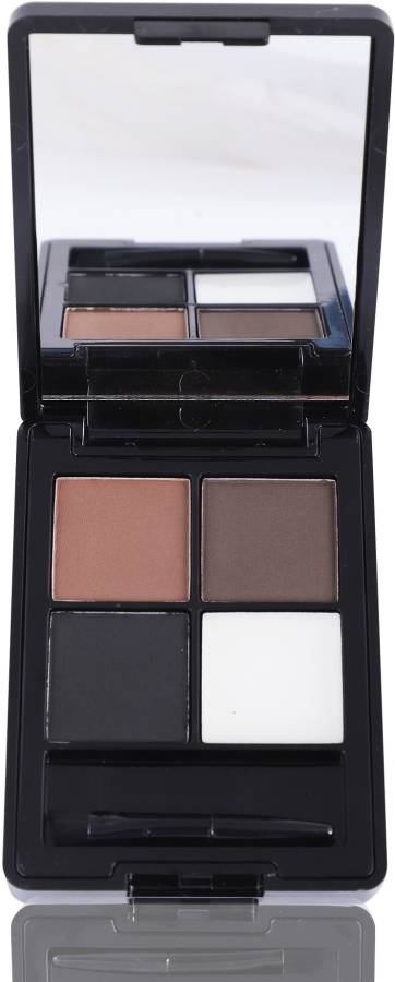 Glam 21 4-in-1 eyebrow palette 02, 58 gm, micro pigments, smudge proof, long lasting eye make up kit 58 g Price in India