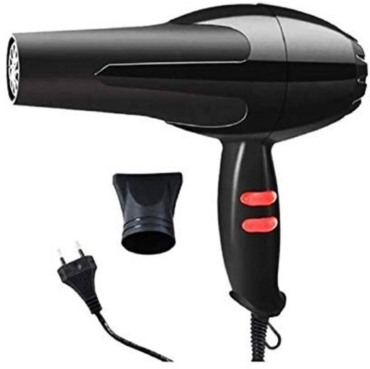 CKINDIA 2888 2888 Professional Salon Hair Dryer Men and Women 2 Speed Setting 2 Cool Button with AC Motor Connector Nozzle and Removable Filter Black (1500 Watts) Hair Dryer Price in India