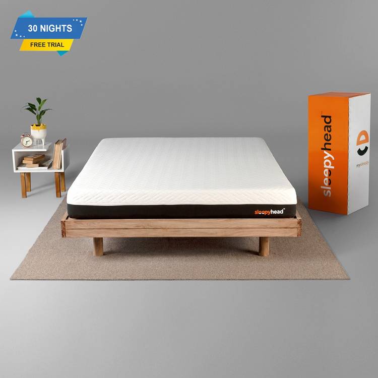 Sleepyhead Sense - 3 Zoned Orthopedic PCM Cooling Foam Mattress 6 inch Double High Density (HD) Foam Mattress