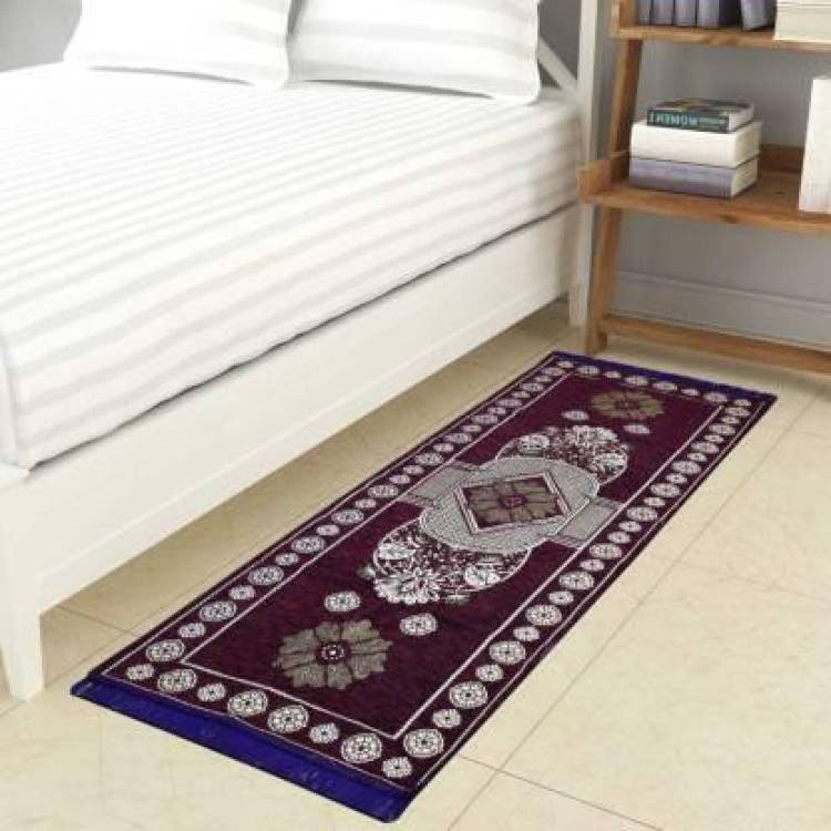 Sasta Sunder Tikau Purple Velvet Runner