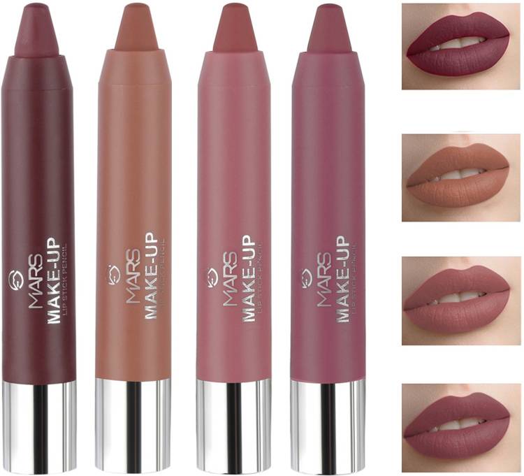 MARS Ultra Matte Lipstick Pack of 4 Price in India