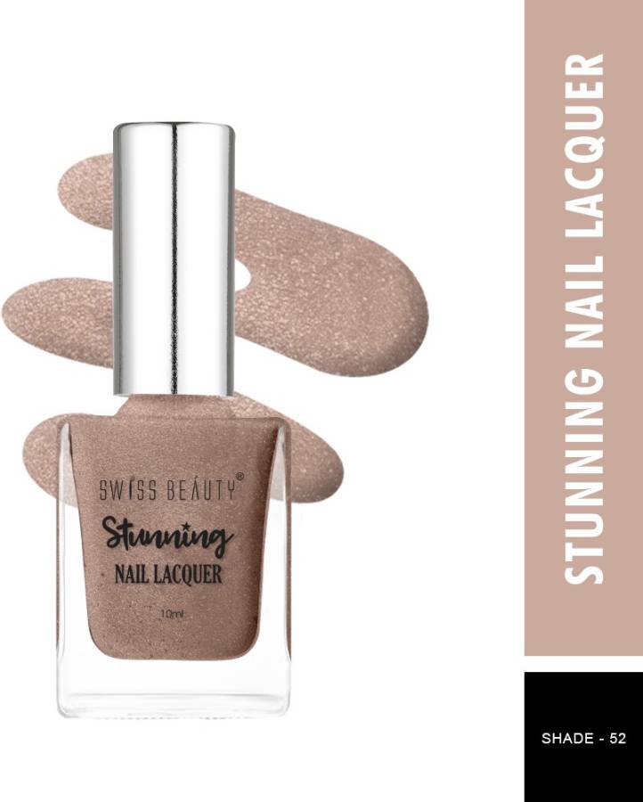 SWISS BEAUTY Stunning Nail Polish (SB-105-52) | Long Lasting | Light Beige Price in India