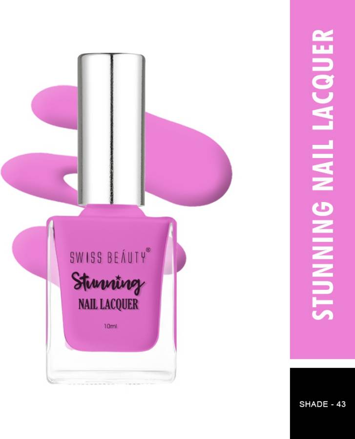 SWISS BEAUTY Stunning Nail Polish (SB-105-43) | Long Lasting | Story Shorts Price in India