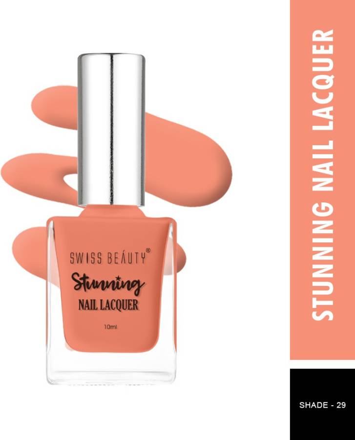 SWISS BEAUTY Stunning Nail Polish (SB-105-29) | Long Lasting | Sunkissed Price in India