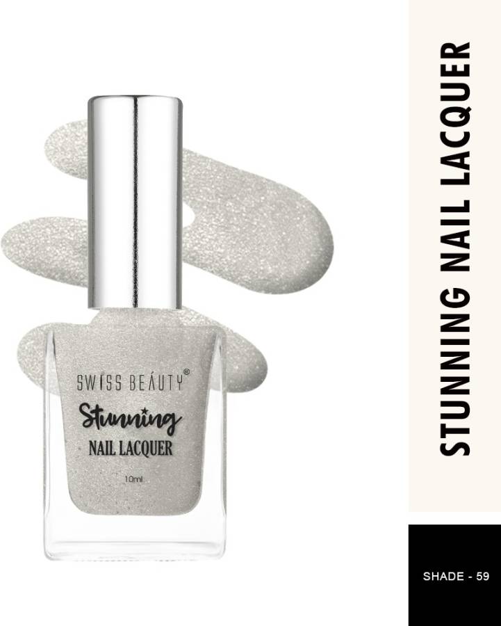 SWISS BEAUTY Stunning Nail Polish (SB-105-59) | Long Lasting | Pearl Shine Price in India