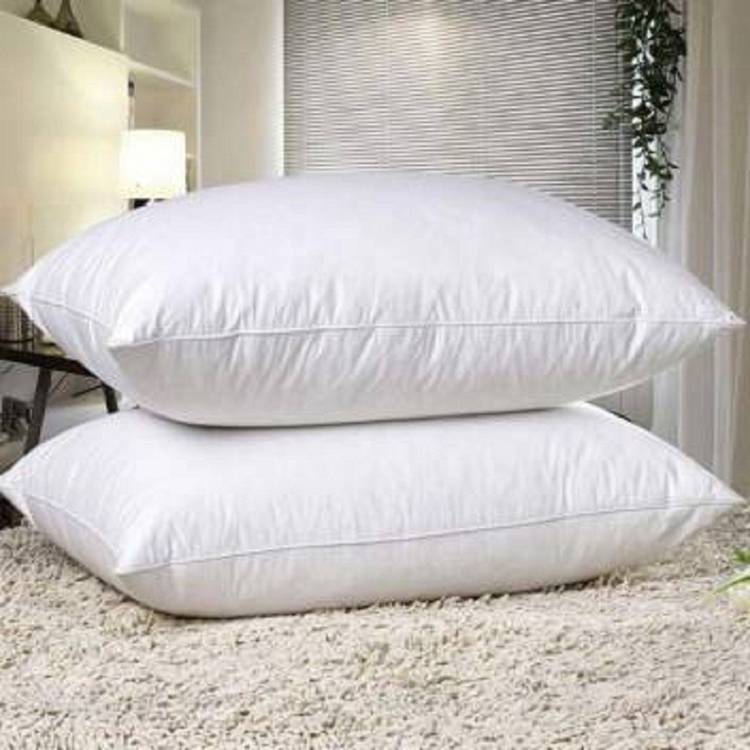 jy Polyester Fibre Solid Sleeping Pillow Pack of 2