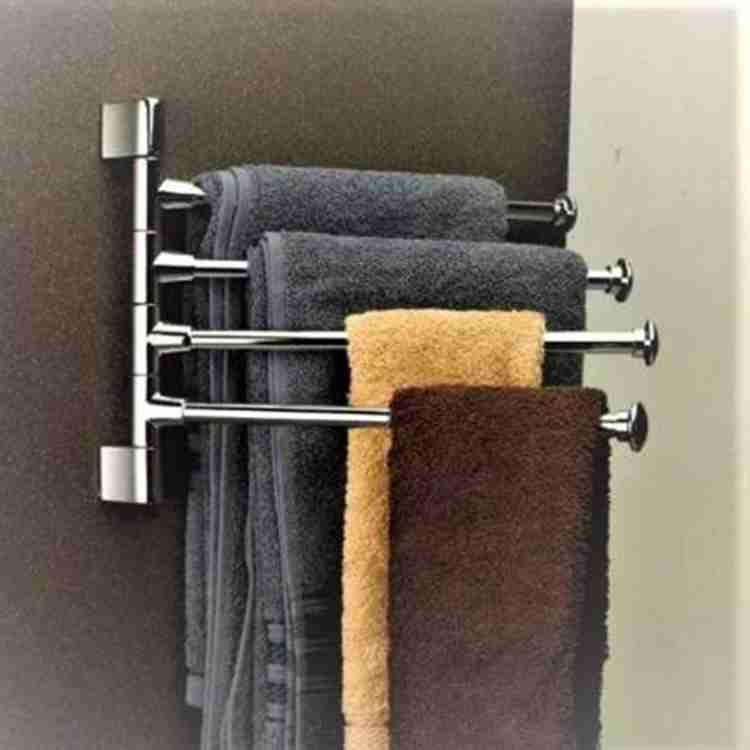 Swivel Towel Rack Swivel Wall Mounted Towel Rack with 4 Arms