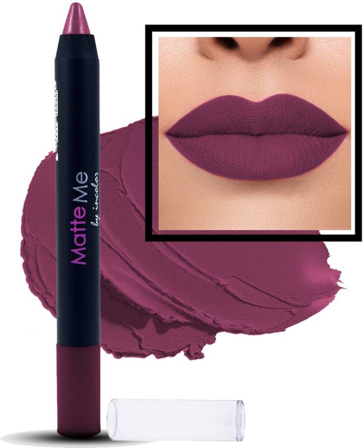 INCOLOR MATTE ME CRAYON LIPSTICK 09 POOL PARTY Price in India