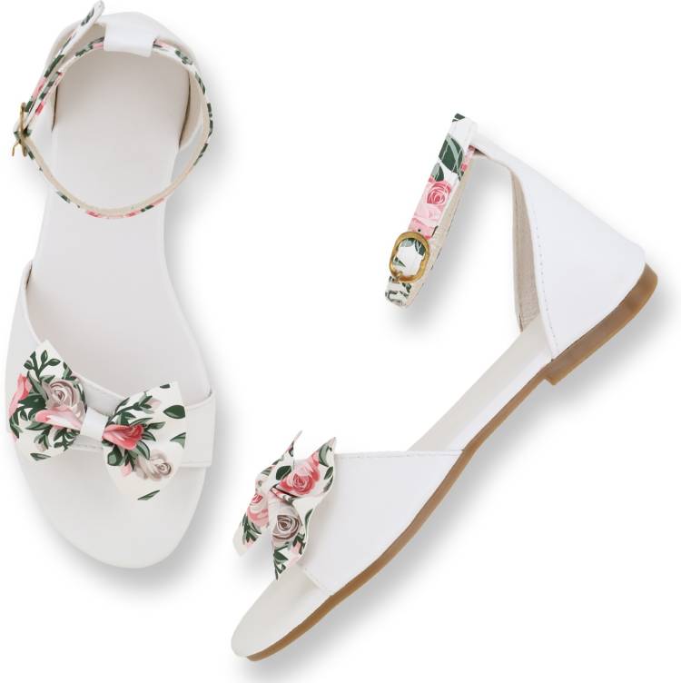 Fashion Tails Women White Flats Price in India