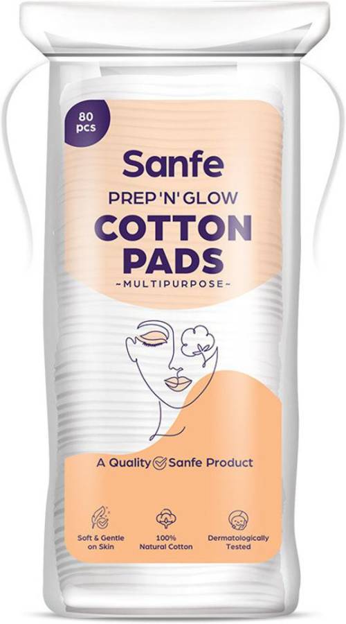 Sanfe Prep n glow cotton pads Price in India