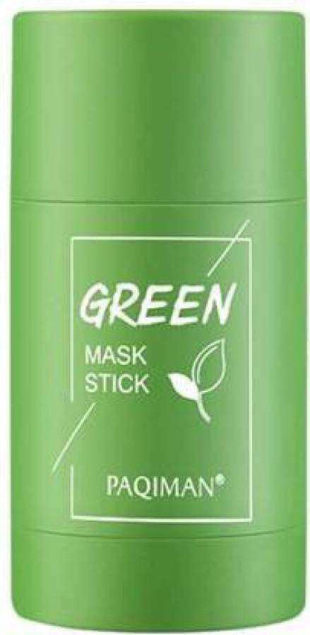 GLOW MORE Women Green Tea Purifying Clay Stick Mask Oil Control Anti Acne Eggplant Cleaning Solid Mask Price in India