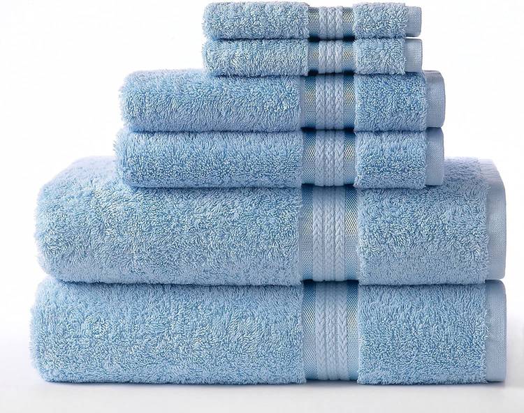 AKIN Cotton 580 GSM Bath, Hand, Face Towel Set