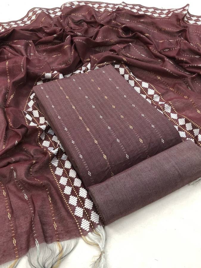 Cotton Woven Salwar Suit Material