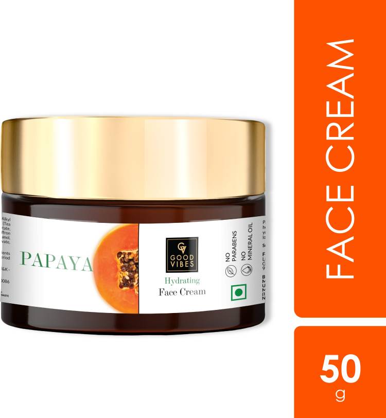 GOOD VIBES Hydrating Face Cream - Papaya Price in India
