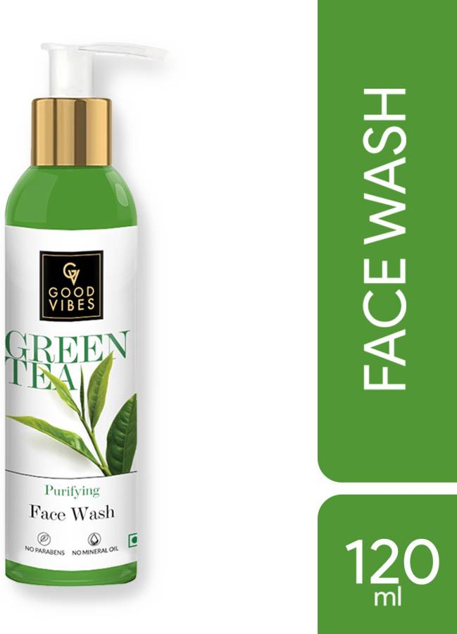 GOOD VIBES Green Tea  Face Wash Price in India
