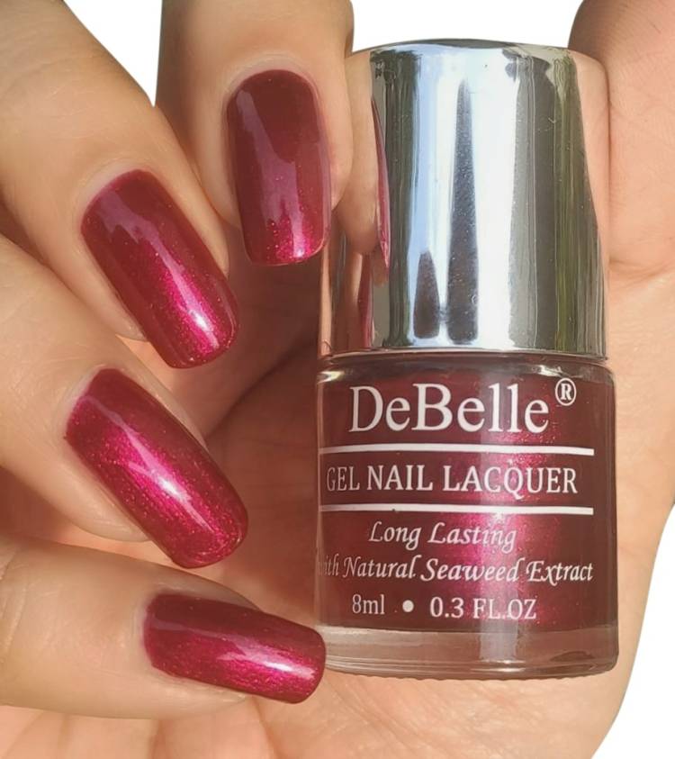 DeBelle Gel Nail Lacquer (Deep Maroon Pearl Finish) Antares Price in India