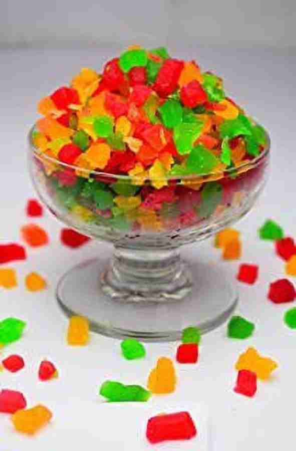 GROCERY TREE Tutti Frutti for Cake Tuti Fruti Cherries 400g