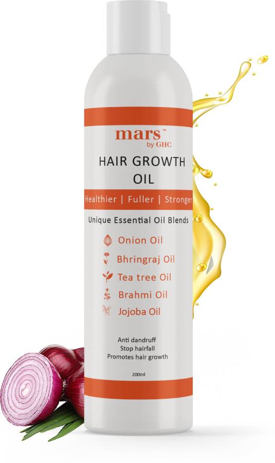 mars by GHC Onion Oil For Hair Growth | All Natural Ingredients | No Any Harmful Chemicals Hair Oil Price in India