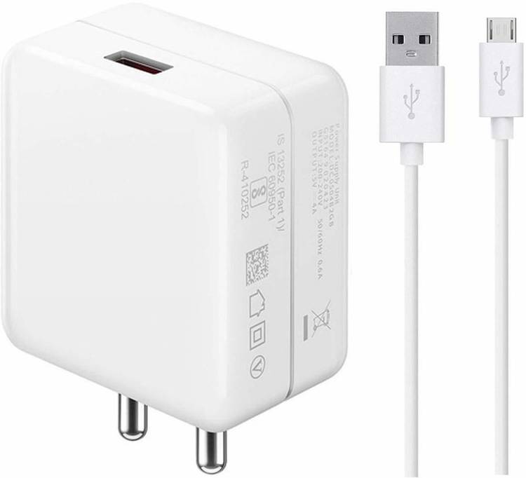 Tankit 3.1 Ampere Fast Dash QC Charger Qualcomm QC 3.0 Quick Charge Adaptive Fast Charging, Rapid, Dash, VOOC, AFC Charger, Dual engine Fast Charging Super-Fast iOS & Android Devices 3 A Mobile Charger with Detachable Cable