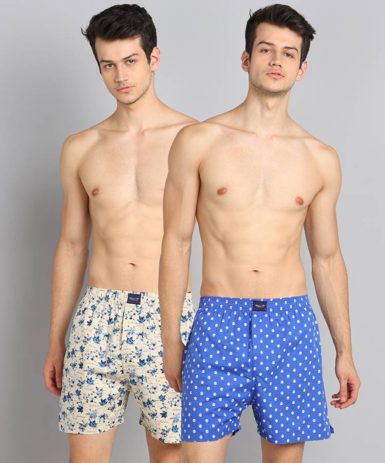 Floral Print Men Multicolor Boxer Shorts