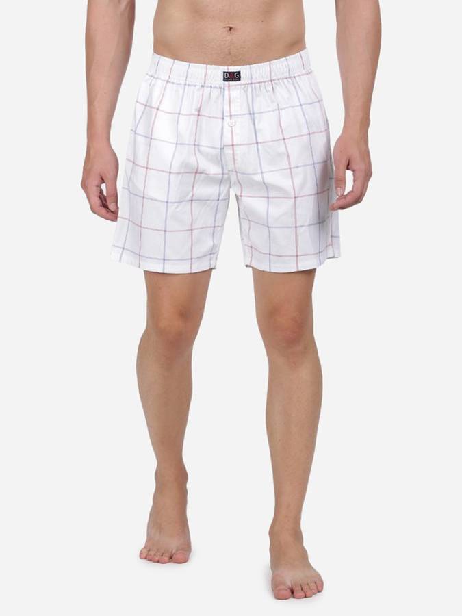 Men's Casual Shorts Checkered Men Boxer