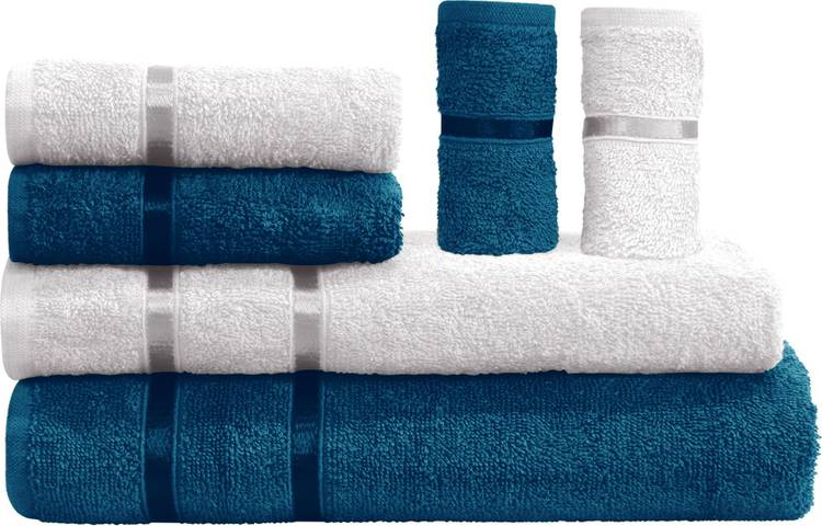 Story@home Terry Cotton 450 GSM Bath, Face, Hand Towel Set