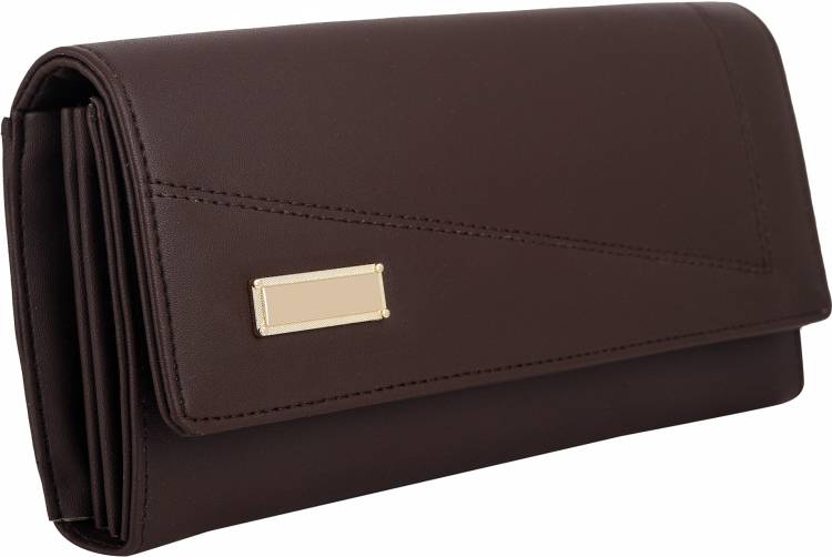 Casual, Formal, Party Brown  Clutch  - Regular Size Price in India