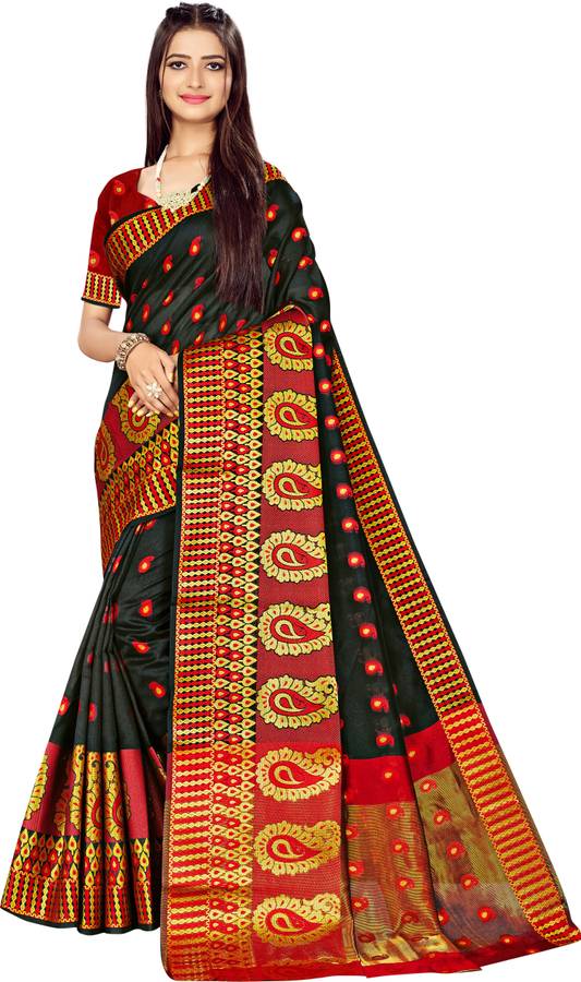 Self Design Banarasi Jacquard Saree