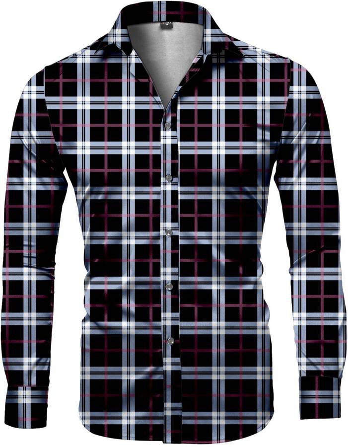 Rayon Checkered Shirt Fabric