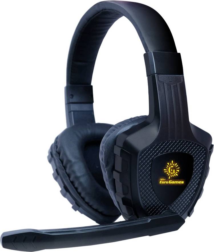 RPM Euro Games Premium Gaming Headphones Earphones With LED Mic