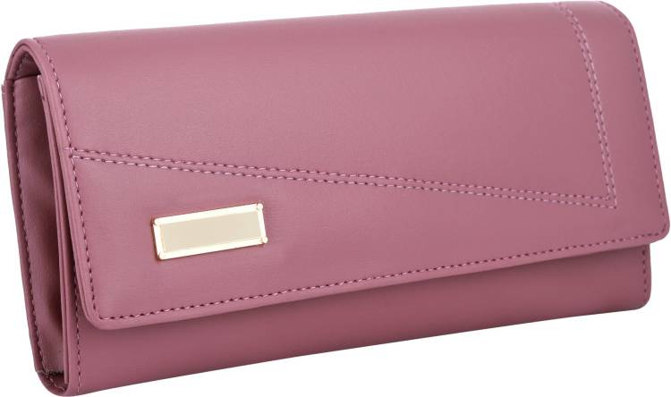 Casual, Party Peach  Clutch  - Regular Size Price in India