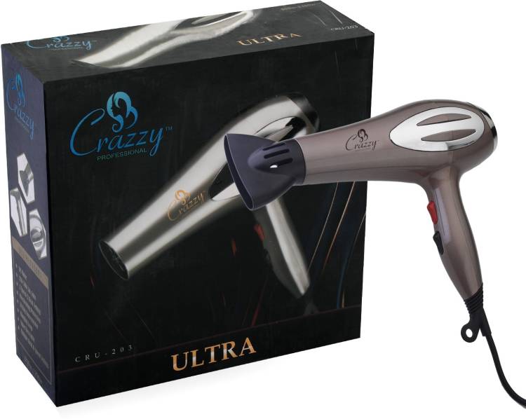 crazzy Professional ULTRA Hair Dryer CRU-203 Hair Dryer Price in India