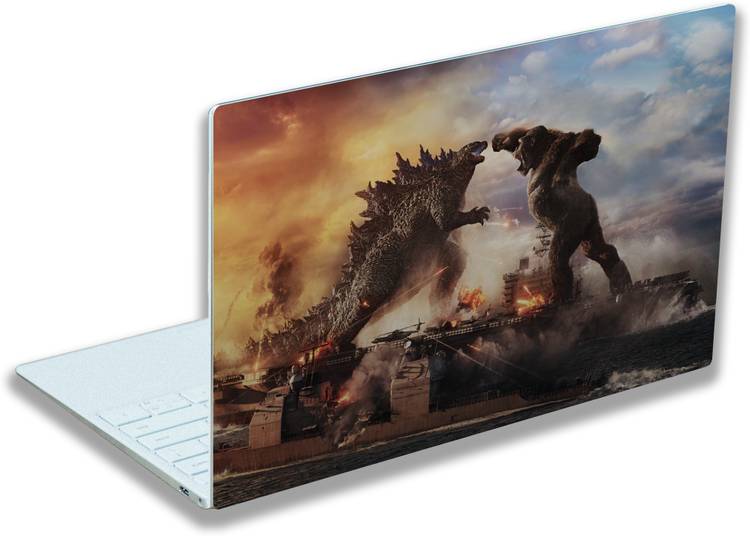 KANORA IMPRESSIONS GODZILLA VS KONG Self Adhesive textured paper Laptop Decal 15