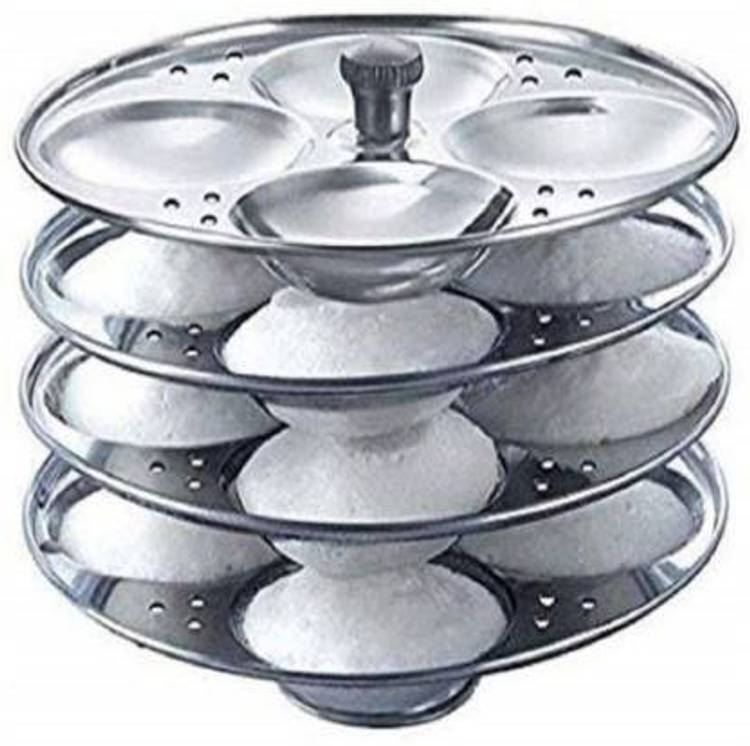 Online Quality Store 4-Rack Idli Stand, Makes 16 Idlis Induction & Standard Idli Maker (4 Plates , 16 Idlis ) Induction & Standard Idli Maker