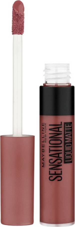 MAYBELLINE NEW YORK Sensational Liquid Matte Lipstick, NU04 Bare Temptation, 7 g - Liquid Lipstick Shades Delivering Intense Matte Color Effect Price in India