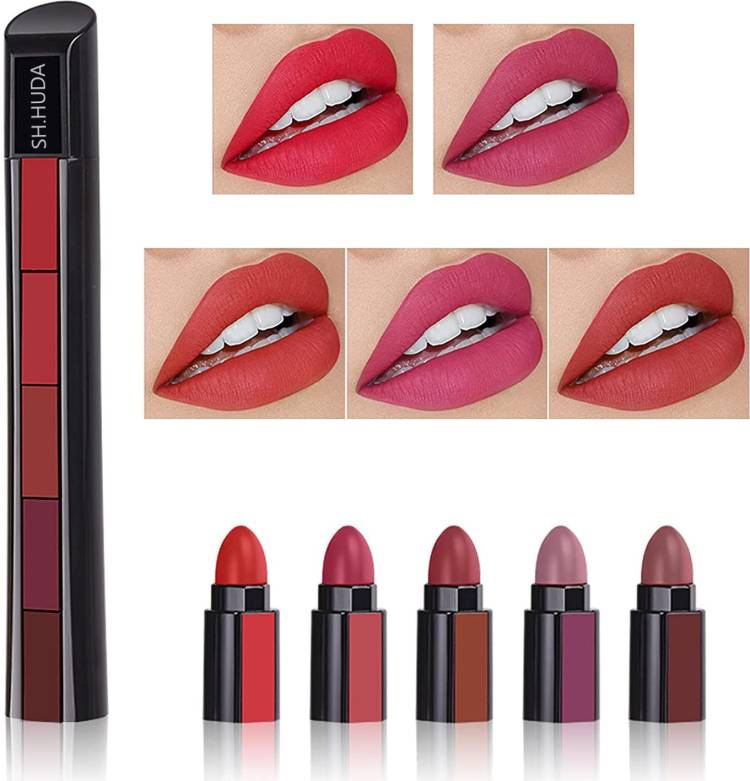 Sh.Huda fab Red Edition 5in1 Beauty Lipstick Price in India