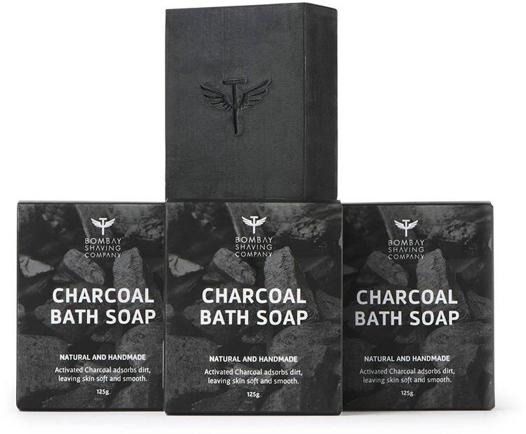 BOMBAY SHAVING COMPANY Deep Cleaning & Exfoliating Activated Charcoal Soap For Men & Women